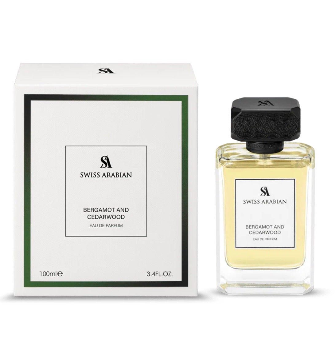 Swiss Arabian Bergamot and Cedarwood eau de Parfum 100ml