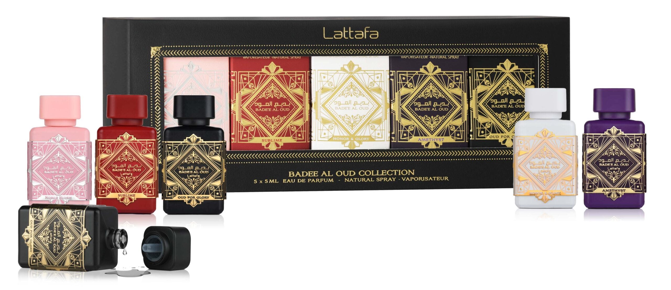 Lattafa Badee Al Oud 5ml collection