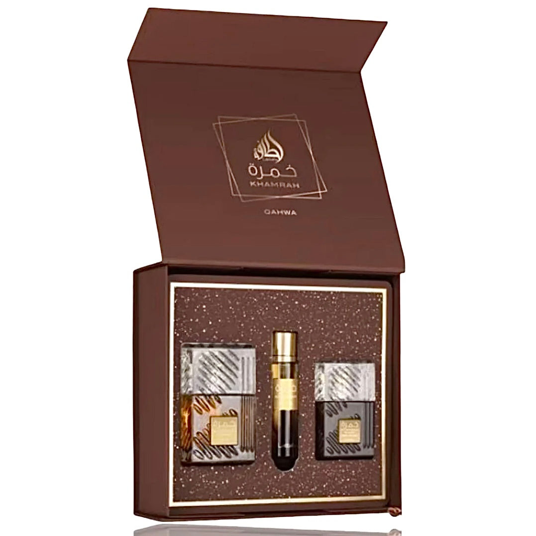 Lattafa Khamrah Qhawa Giftset