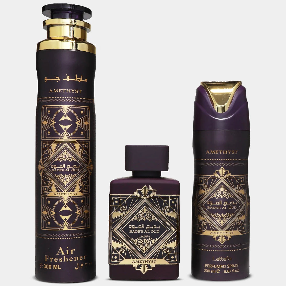 Lattafa Badee Al Oud Amethyst giftset