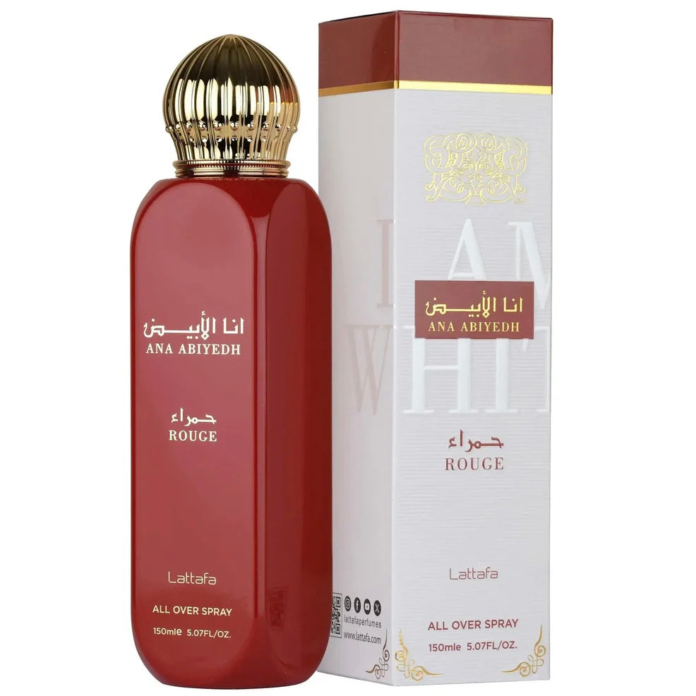 Lattafa Ana Abiyedh Rouge All Over Spray 150ml