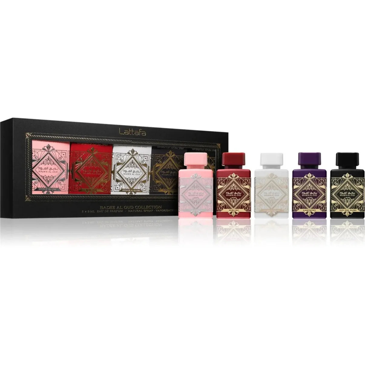 Lattafa Badee Al Oud Collection Set 5x 5ml