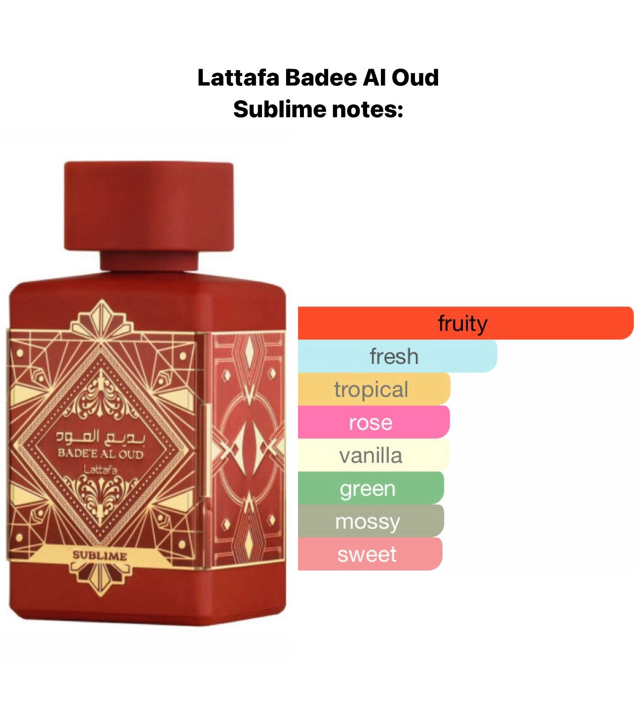 Lattafa Bade’e Al Oud Sublime Edp 100ml