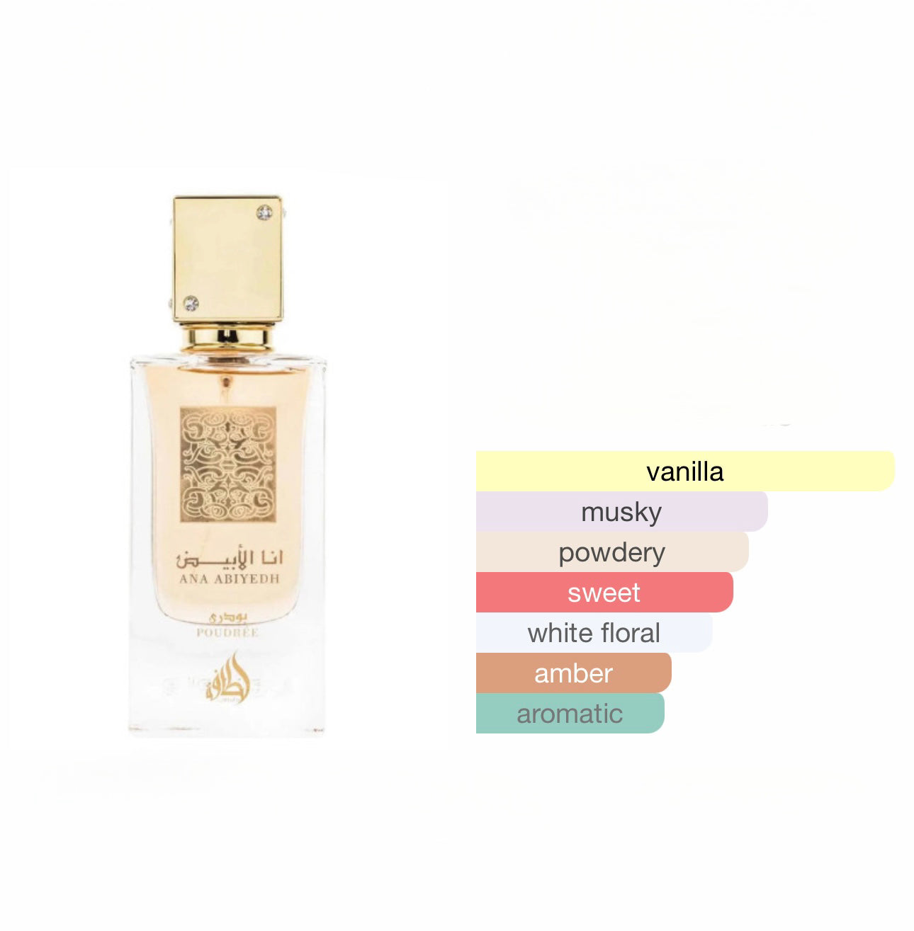 Lattafa Ana Abyedh Poudrée 60ml edp