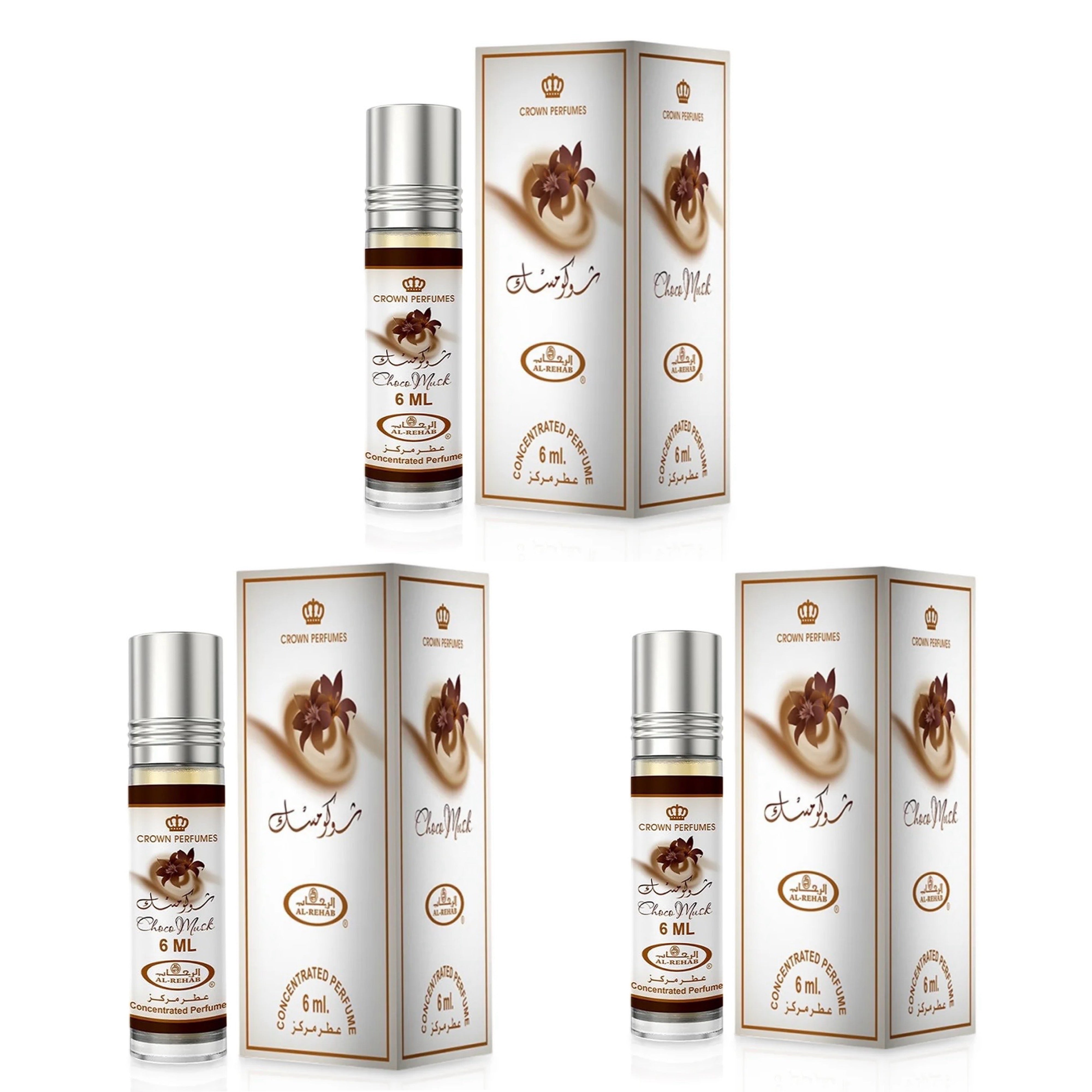 Al Rehab Choco Musk perfume oil X3